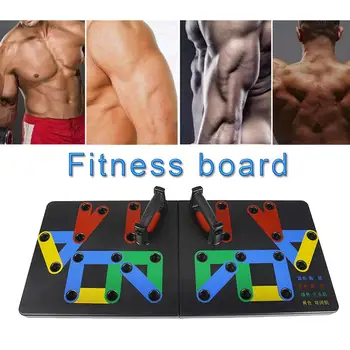 

HOT Protable Push-up Support Board Training System Power Press Push Up Stands Exercise Tool For Practicing Chest Arm Muscle