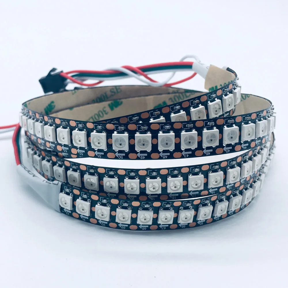 Светодиодная RGB ленсветильник 2812b 5 В 144 светодиодов/м|Светодиодные ленты| |