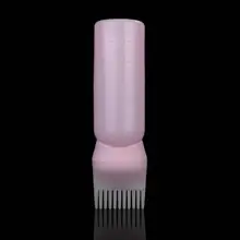 Ярко-розовая бутылка для краски для волос аппликатор кисть для нанесения салонного окрашивание волос