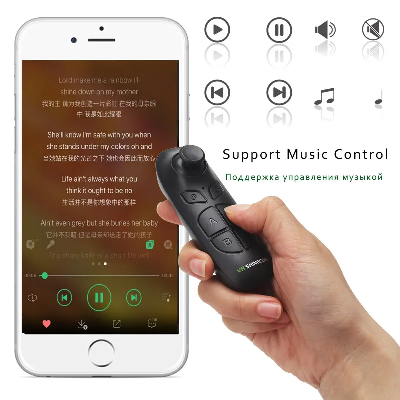 Sovawin 042 Android геймпад джойстик Bluetooth 3,0 пульт дистанционного управления VR игровой коврик беспроводной джойстик для смартфона для VR BOX