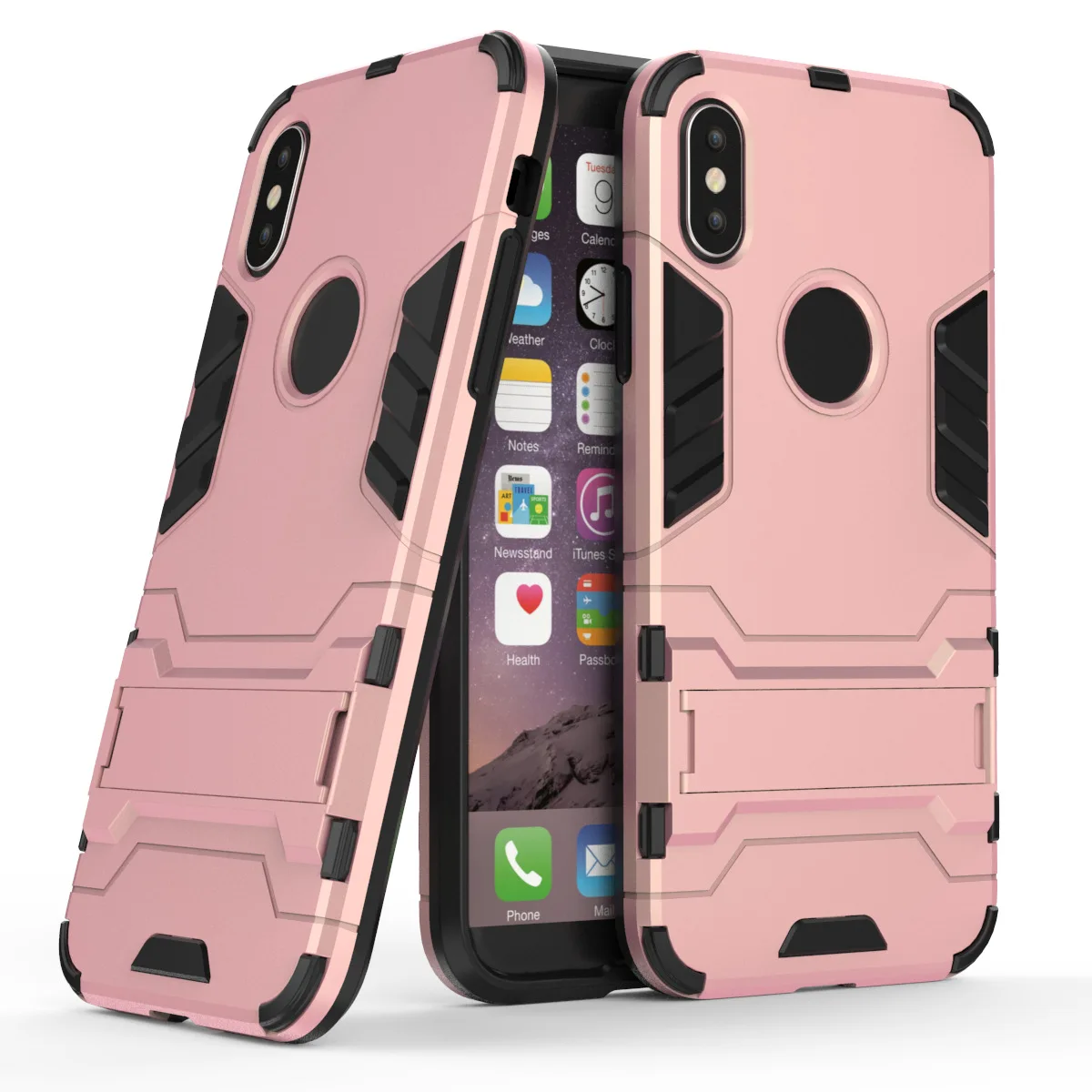 

Shockproof Armor Case For iPhone XS Max XR6 6S 7 8 Plus 5 SE 5S X Case TPU Hard PC Cover For iPhone X 5S SE 6S 7 8 XR Case