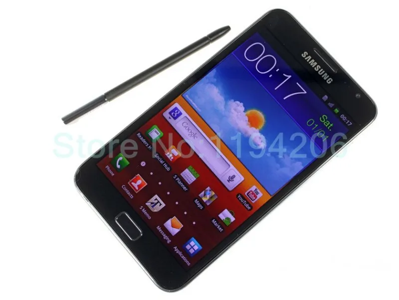 N7000 samsung N7000 Galaxy Note I9220 8MP 5,3 ''1 GB ram+ 16GB rom 3g WCDMA 2500mAh Восстановленный разблокированный мобильный телефон