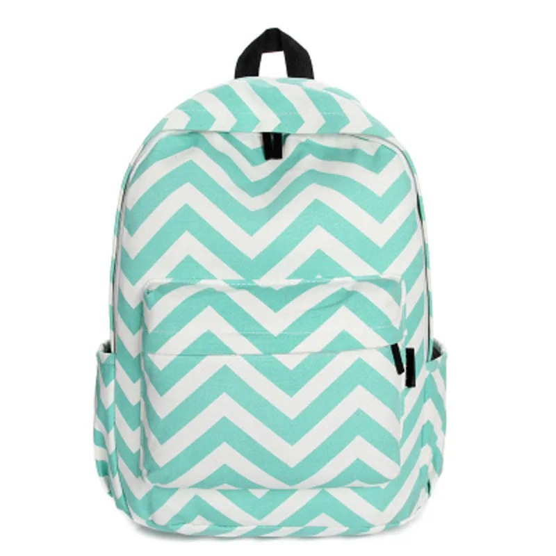 veevanv 2016 summer hot new Korean Fashion Shoulder Bag Canvas striped embroidery backpack fashionista students