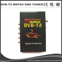 HD Автомобильный мобильный ТВ тюнер DVB-T2 ресивер внешний цифровой ТВ DVB-T 2 приемник телеприставка 1080P Eruope рынок H264 mpeg4 mpeg2