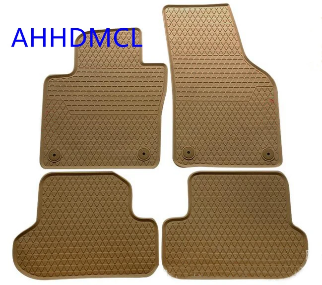 Car Rubber Floor Mats Anti Slip Mat Carpets Feet Pad For Volkswagen