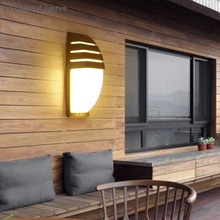 Настенный наружный светильник 7 Вт, светильник для крыльца s 230 мм, регулируемая цветовая температура, белый теплый белый, натуральный белый