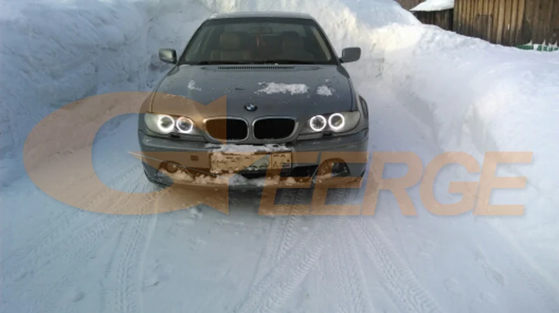 Для BMW E46 325ci 330ci Кабриолет купе 2004 2005 2006 LCI Ксеноновые фары отличные CCFL ангельские глазки комплект halo кольца