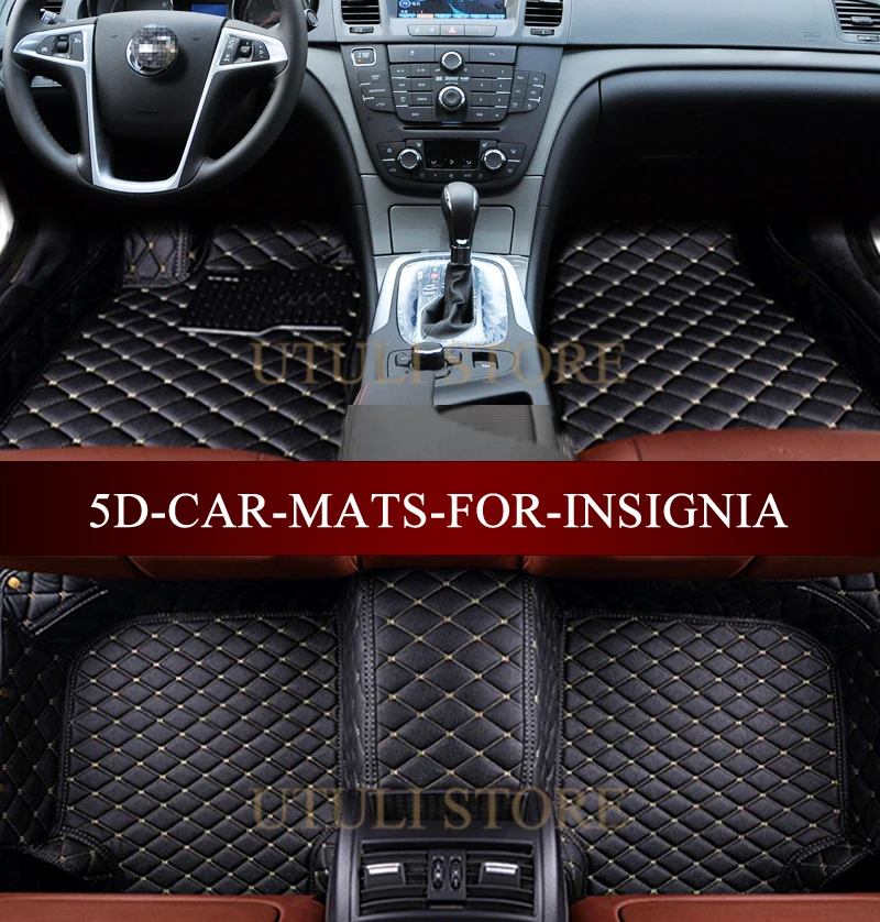 Alfombrillas de cuero para coche Vauxhall, Opel Insignia/Buick Regal