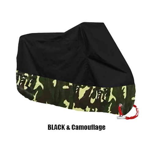 Camouflage Чехол для мотоцикла универсальный наружный УФ-протектор Водонепроницаемый дождевик пылезащитный чехол для мотоцикла S-4XL - Цвет: Camouflage