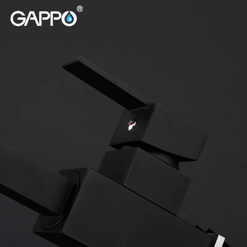 GAPPO черный кухонный кран фильтр для воды кухонной раковины смеситель torneira Cozinha с