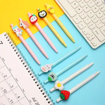 

1 Pcs Cute Cartoon Kawaii Animal Unicorn 0.5mm Gel Pen Student Plastic Writing Pens Escolar Papelaria Office Stationery