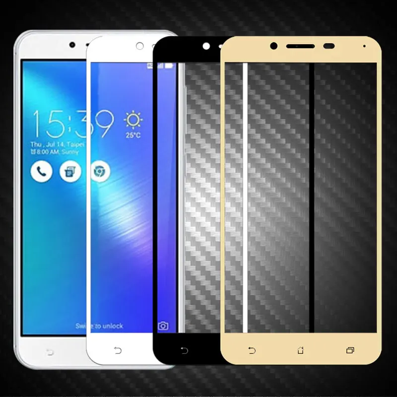 

Full Cover Tempered Glass For Asus Zenfone 3 Max ZC553KL Screen Protector protective film For Asus X00DD glass