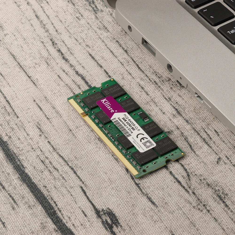 Kllisre 2 Гб DDR2 PC2 800 МГц 667 533 200pin SO DIMM памяти ноутбука|ddr2 ddr400|new samsung flat screenddr2 1g |