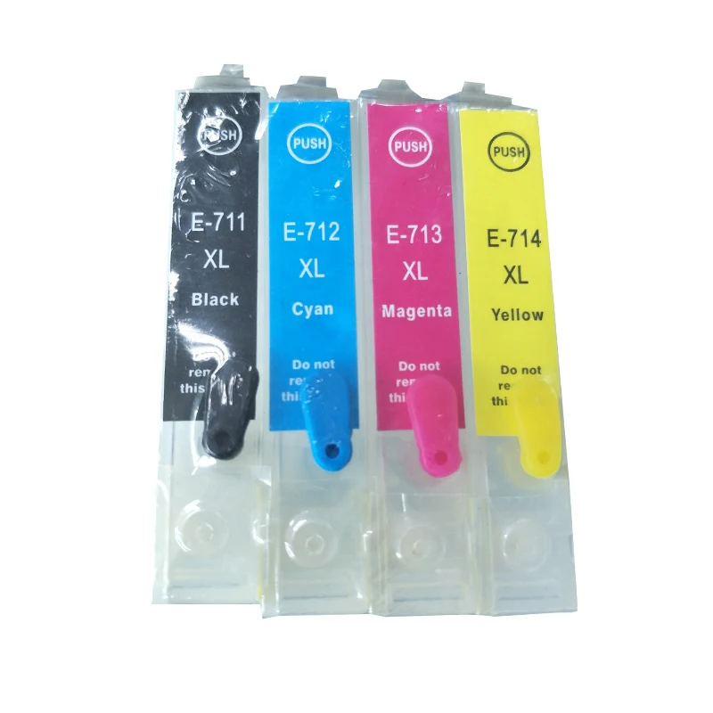 Cartuchos de tinta recargables vacíos T0711/2/3/4 para Epson, SX218,  SX515W, SX400, SX200, SX610FW, BX3450F, D78, D92, D120, DX4000, DX4050,  4PK|ink cartridge|ink cartridge for epsoncartridge for epson - AliExpress