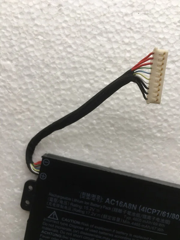 SupStone оригинальные AC16A8N 4ICP7/61/80 ноутбук Батарея для acer Aspire V17 V15 Nitro быть VN7-593G VN7-793G акку