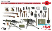 New Arrivial ICM model 35671 1 35 WWI Austro Hungarian Infantry Weapon and Equipment plastic model