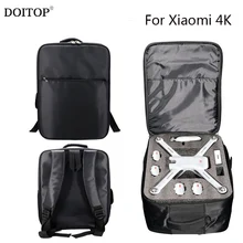 DOITOP Portable Storage Bag For Xiaomi 4K Drone Bag High capacity Drone Backpack For Xiaomi 4K Two-way zipper Drone Bags Handbag
