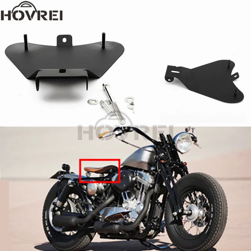 Ретро Мотоцикл соло основание сиденья пластина Кронштейн Поддержка для honda Harley Chopper Bobber на заказ кронштейн для сидений Монтажная база пластина