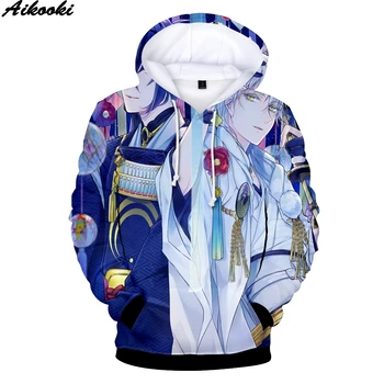 

Aikooki Anime Tops 3D Touken Ranbu Online Hoodies Men Women Sweatshirts Fashion 3D Hoodies Men Pullovers Winter Tops Plus Size