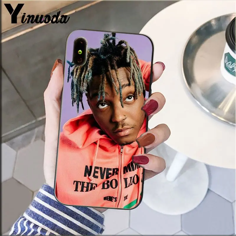 Yinuoda Juice WRLD Мягкий Силиконовый ТПУ чехол для телефона Apple iPhone 8 7 6 6S Plus X XS MAX 5 5S SE XR мобильный чехол - Цвет: A8