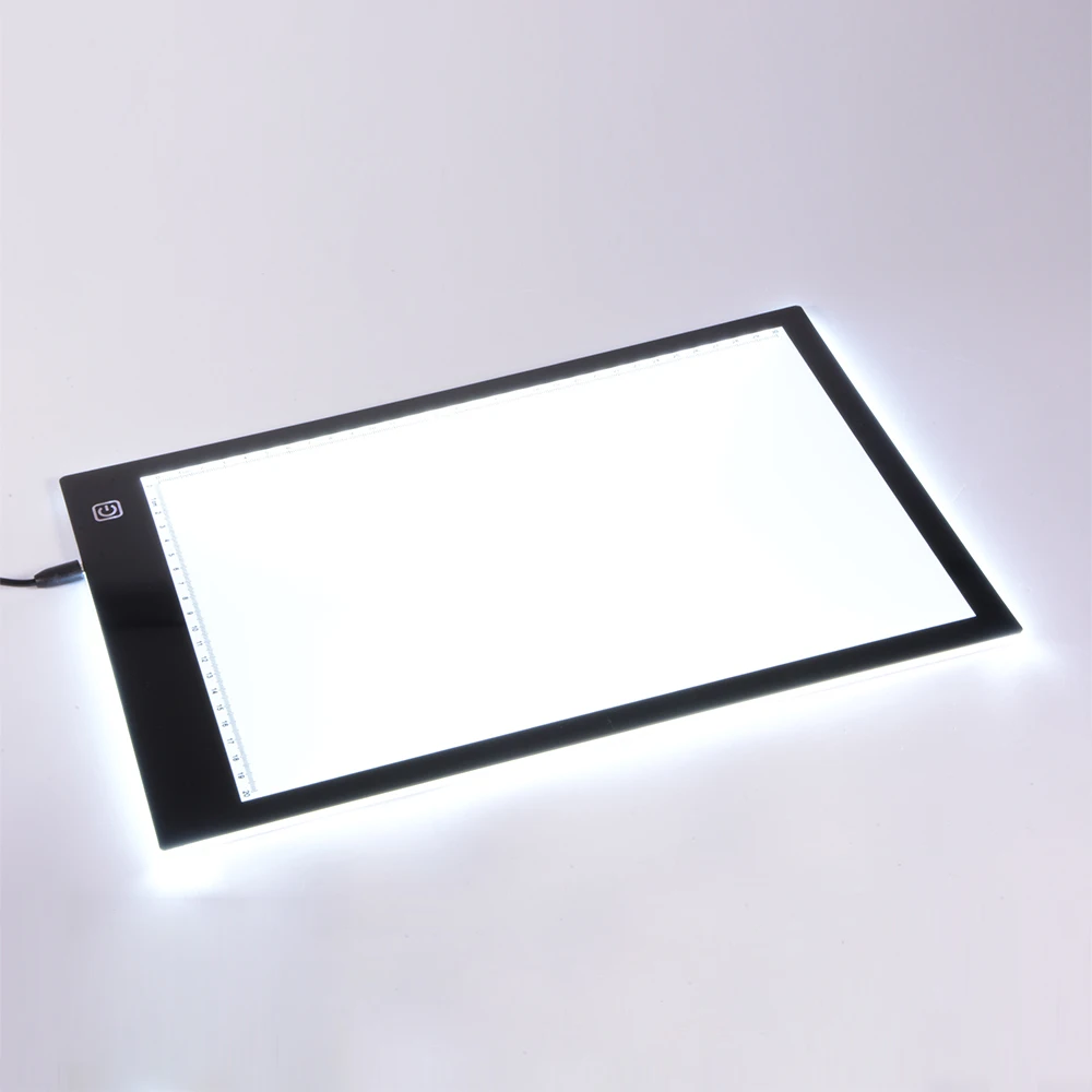  9.05'' x 12.4'' A4 LED Light Box Professional Animation Ultra Thin Drawing Board Touch Variable Ill