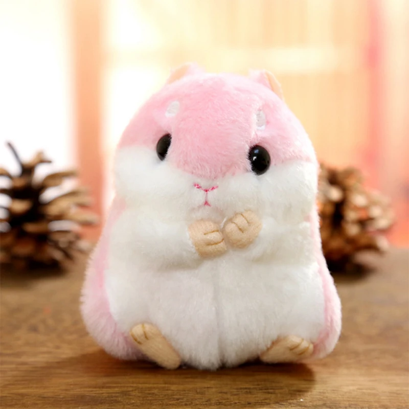 Tronzo 1 шт. 10 см Kawaii Мини хомяк плюшевый брелок мягкие игрушки в виде животных
