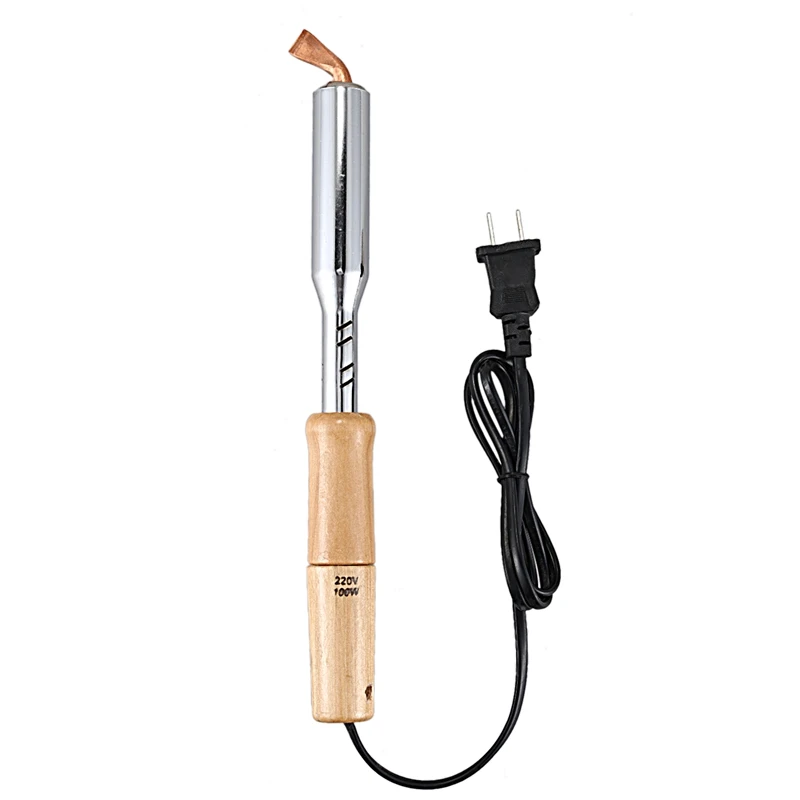 insulated wooden handle electric iron high power soldering iron Household electrician welding electric iron iron soldering iro