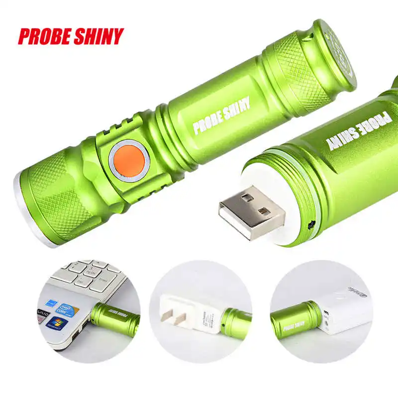 Adjustable LED 3000LM MINI torch flashlight usb powerful led flashlight Torch Portable led flashlight rechargeable #4A27 (11)
