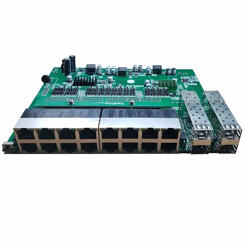 Обратное питание PoE коммутатор 16x1 0M/100M и 4SFP гигабитный Ethernet материнская плата