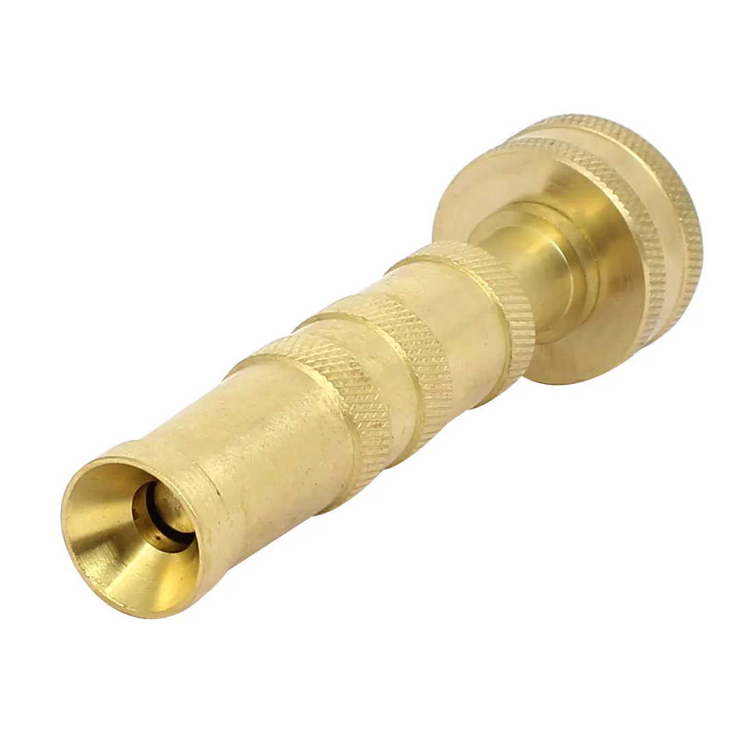 25mm Dia Female Thread Brass Solid Adjustable Twist Hose Nozzle Cleaning Sprayer