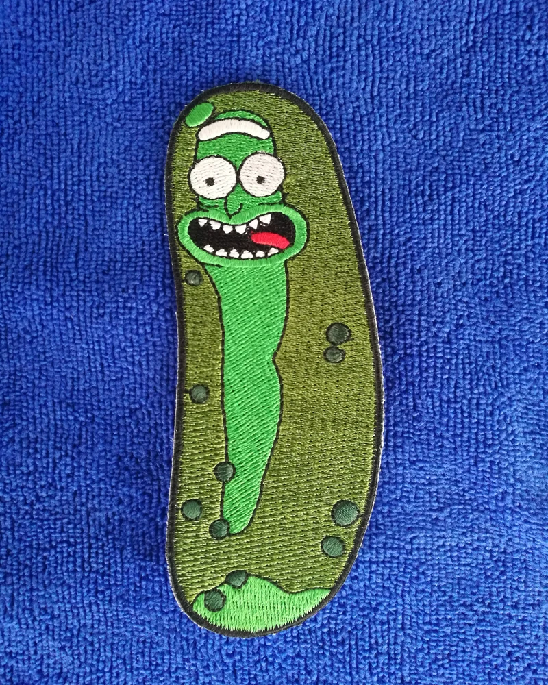 

Rick and Morty Patch Embroidered Pickle
