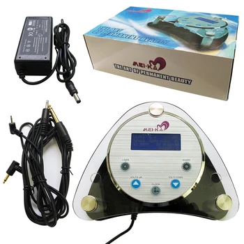 

Tattoo Power Supply New Tattoo Machine Intelligent Digital LCD Makeup Dual Tattoo Power Supply Acrylic Power Source Supplies Set