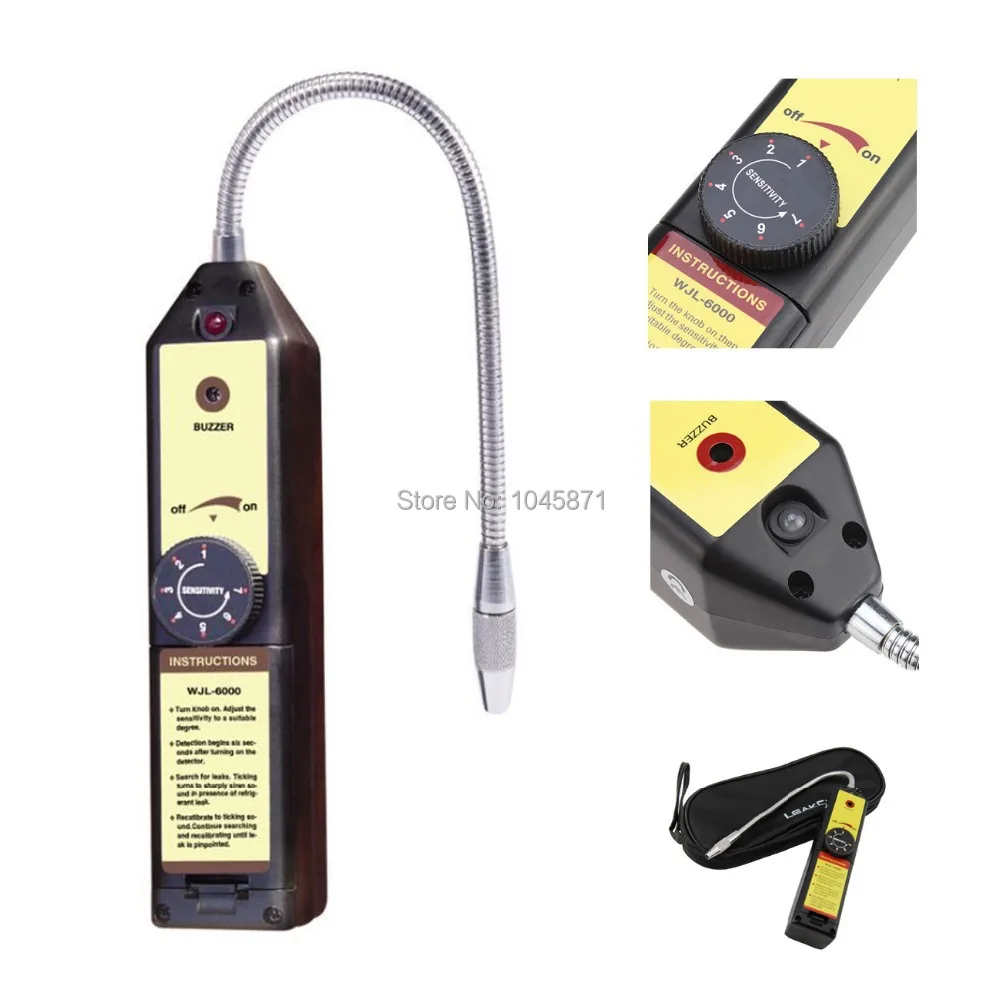 Me019 фреон ХФУ HFC галогенный Хладагент детектор утечки газа WJL 6000 R0.5oz. 16 г/год