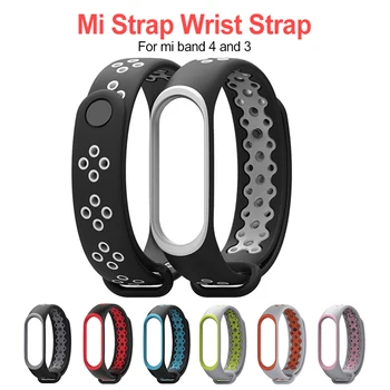 

Soft Wrist Strap Wristband For Xiaomi Mi Band 3 4 Silicone Replacement Sport Soft Wrist Strap For Xiaomi Mi Band 3 4