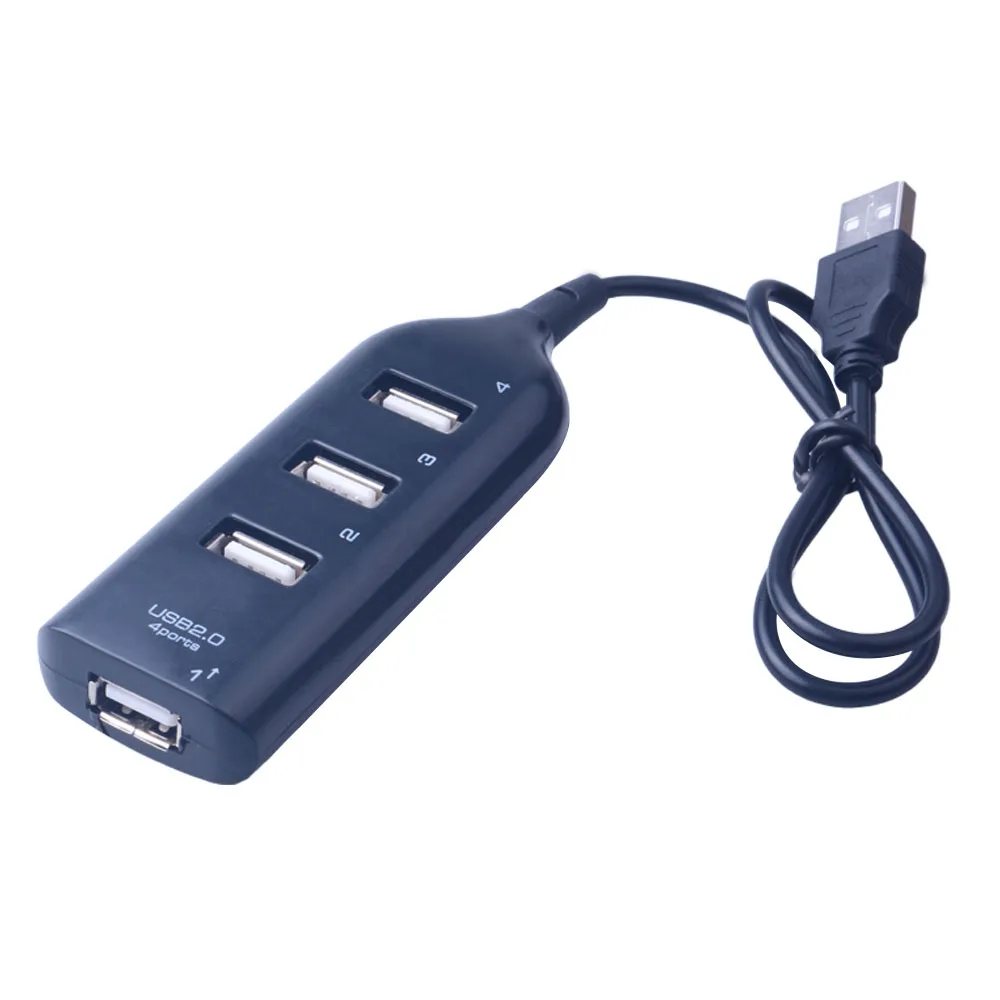 Высокоскоростной 4 портовый разветвитель USB 2019 для ПК ноутбука Windows Vista XP 2 0 98 FE06