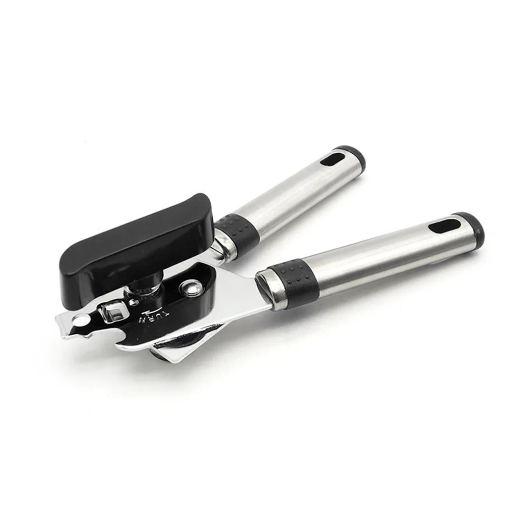 

Multi-functional Stainless Steel Can Lid Opener Practical Bottle Jar Lid Remover Durable Manual Kitchen Tool
