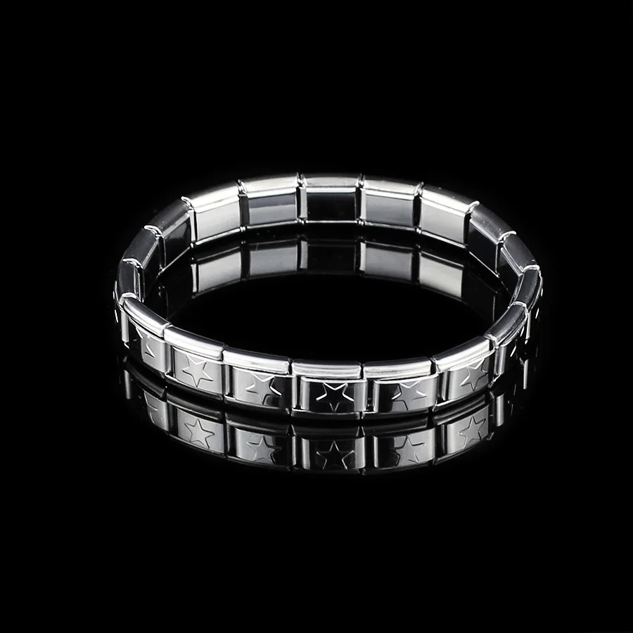 Новые модные браслеты для женщин и мужчин съемные серебряные браслеты-обручи Дельфин бабочка браслет из нержавеющей стали