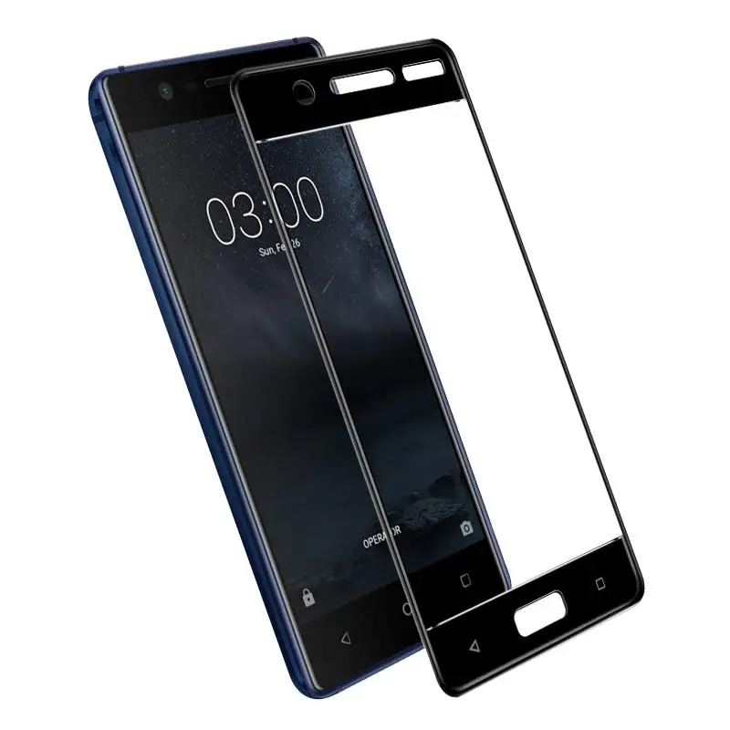 

For Nokia 5 Tempered Glass 9H 3D Full Cover Explosion-proof Screen Protector Film For Nokia 5