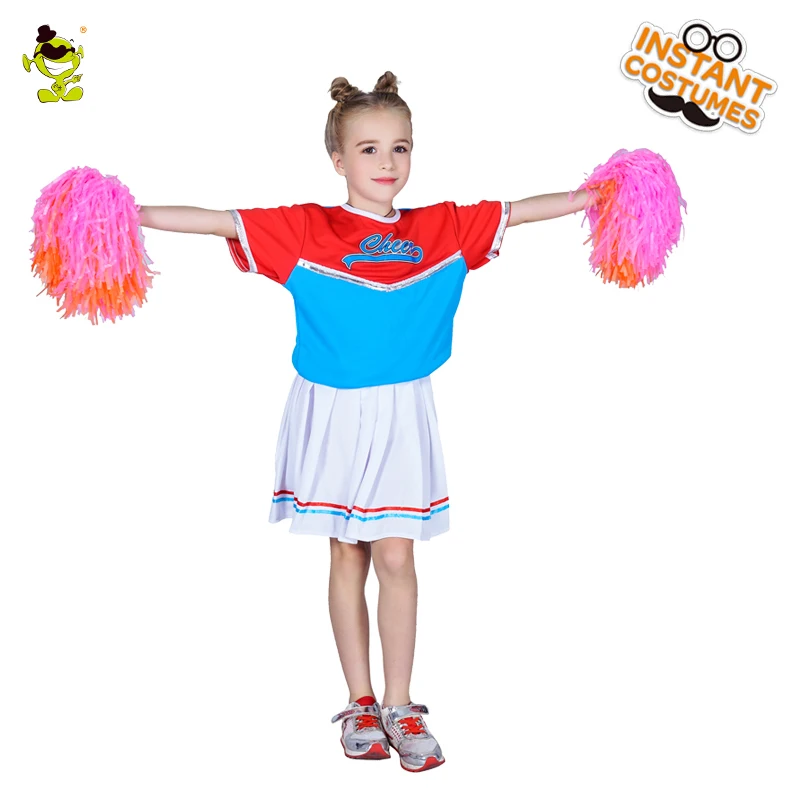 Girl's Cheerleader Costume Glee Style Cheerleading Varsity Cheerleader