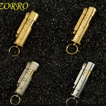 Zorro, бензиновая Зажигалка для сигарет, для курения, винтажный, мужской стиль, Мини, масло, бензин, многоразовая зажигалка