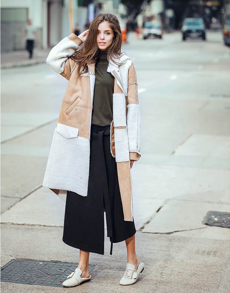 suede leather coat camel 08