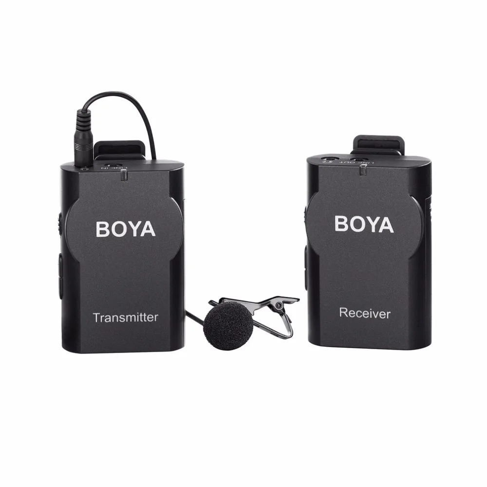 

BOYA BY-WM4 Professional Wireless Microphone System Lapel DSLR Camera Camcorder Mic For iPhone For Android for xiaomi