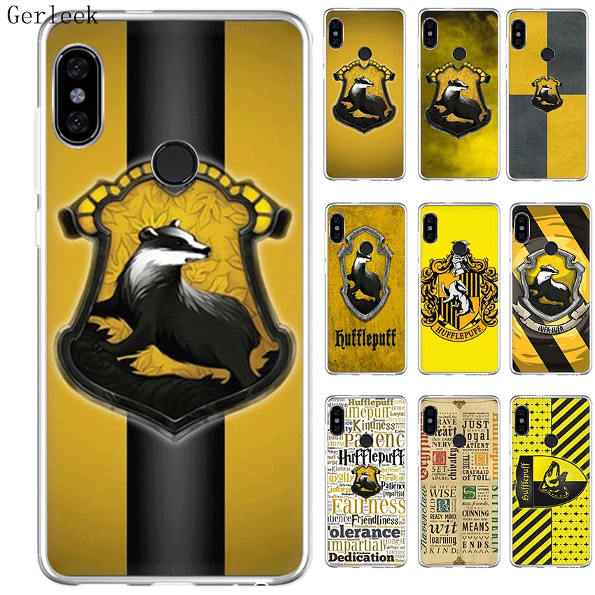 

Desxz Hogwarts Hufflepuff Case For Xiaomi Mi 5 5S 6 8 8 Lite SE A1 5X A2 Lite F1 9 SE MAX 3 Cover Hard Shell