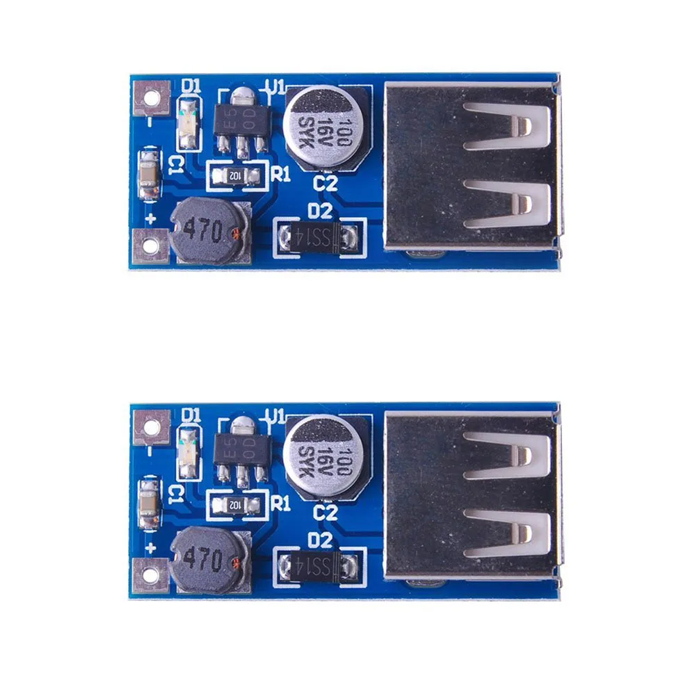 Шт. 10 шт. PFM управление DC-DC конвертер Step Up Boost модуль 600MA USB зарядное устройство 0,9 В-В 5 в В до 5 В питание модуль(синий