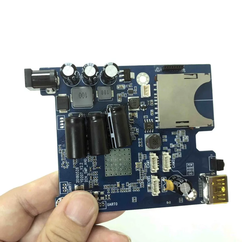 2ch mini ahd dvr placa pcb placa 02