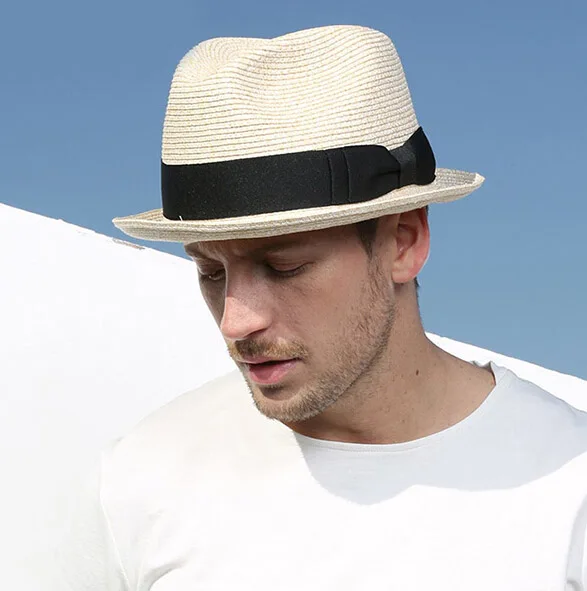 Buy Sedancasesa male fedora straw hat UV protection