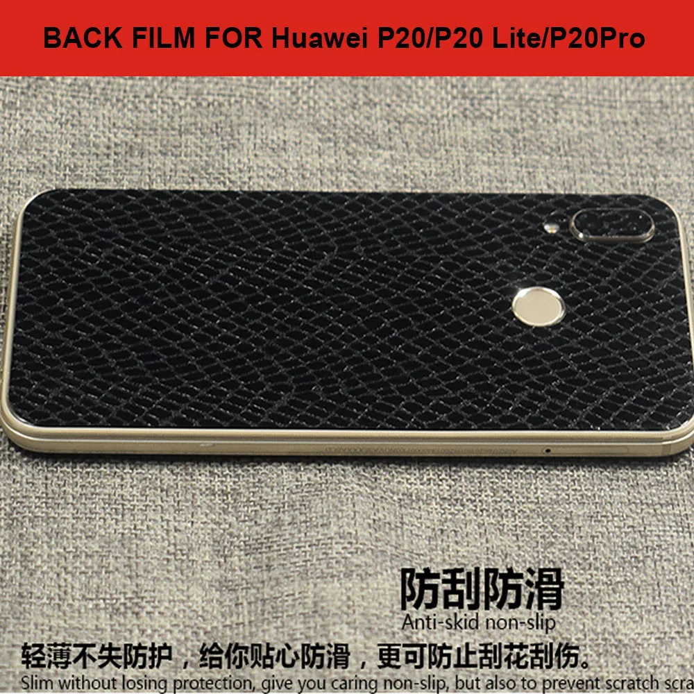 Yiesom задняя пленка для huawei P20 Lite Pro паста наклейка крокодиловая кожа Защитная Nova 3E