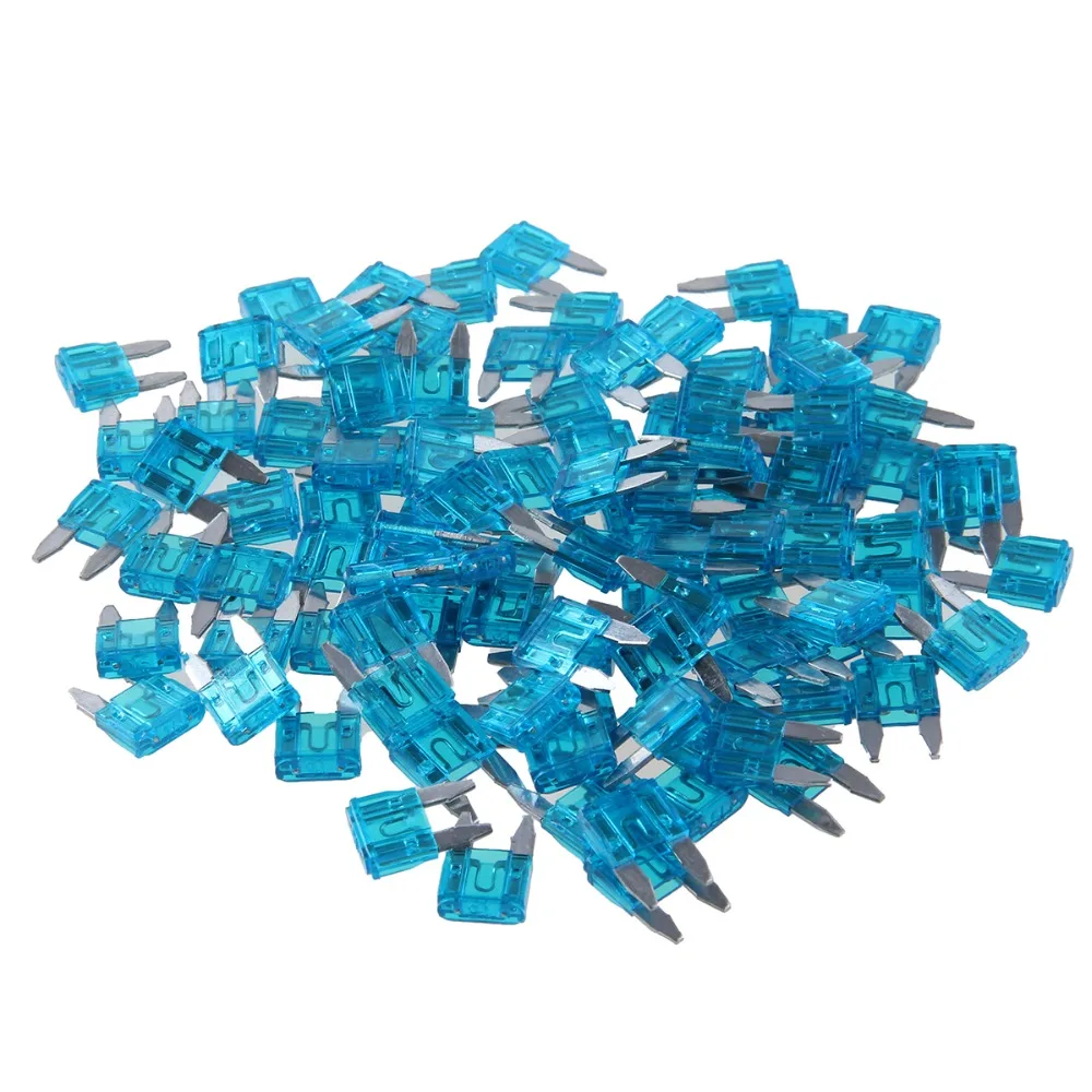 Car Styling 100pc 10A 5 Colors Automotive Mini Blade Fuse 10 Amp Fuse
