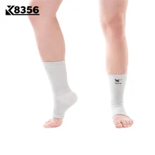 K8356 бамбуковый уголь лодыжки Поддержка влагопоглощающие дышащие Баскетбол волейбол теплый Фитнес Спорт безопасности лодыжки скоба