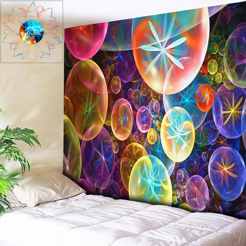 

Abstract Indian Tapestry Hippie Mandala Wandtapijt Wall Cloth Gobelin Wall Hanging Boho Psychedelic Decorative Wall Tapestries
